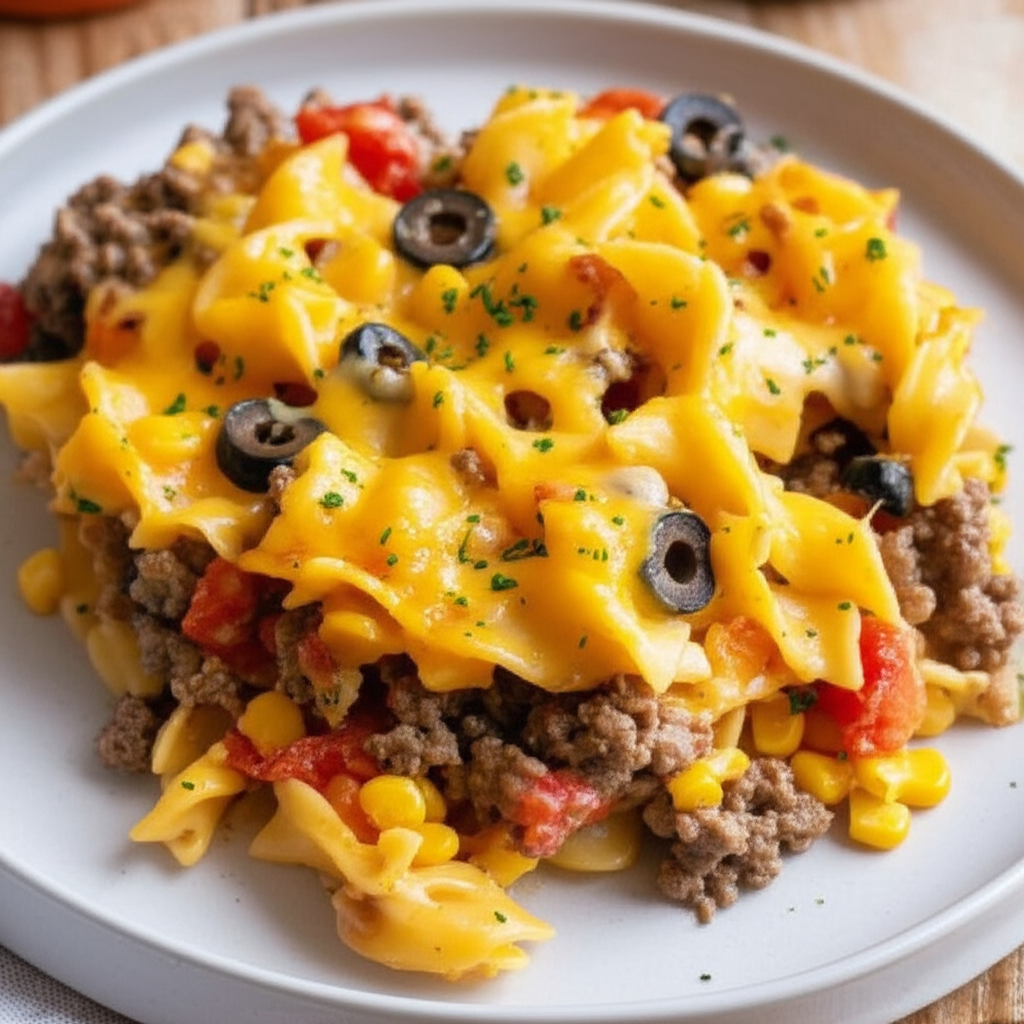 Beef Corn Noodle Casserole image