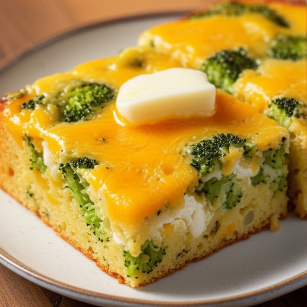 A Little Different Broccoli Cornbread image
