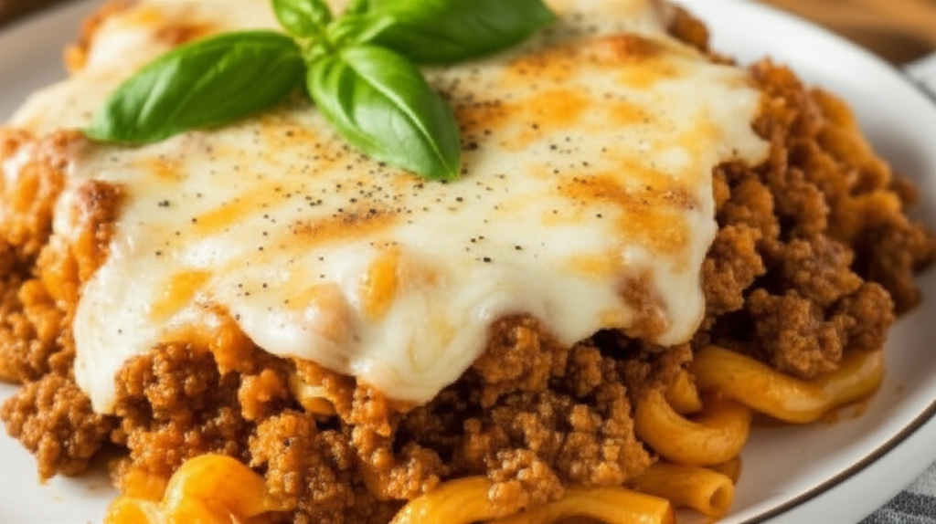 Beef Mozzarella Bake image