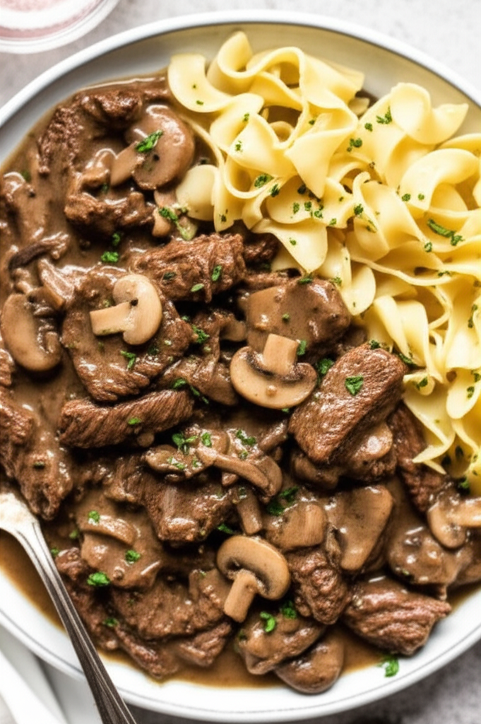 Beef Mushroom Crock Pot image