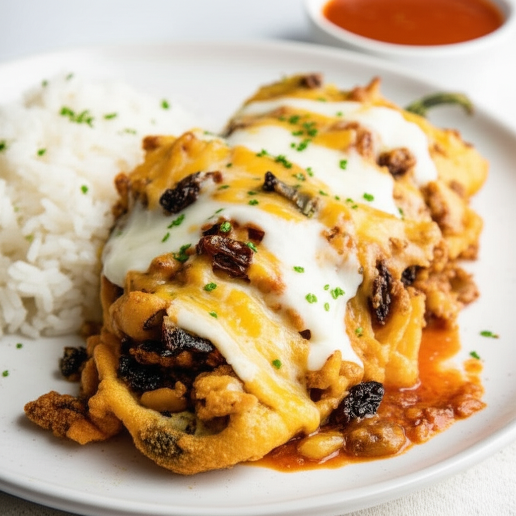 Beef Pork Chile Rellenos image