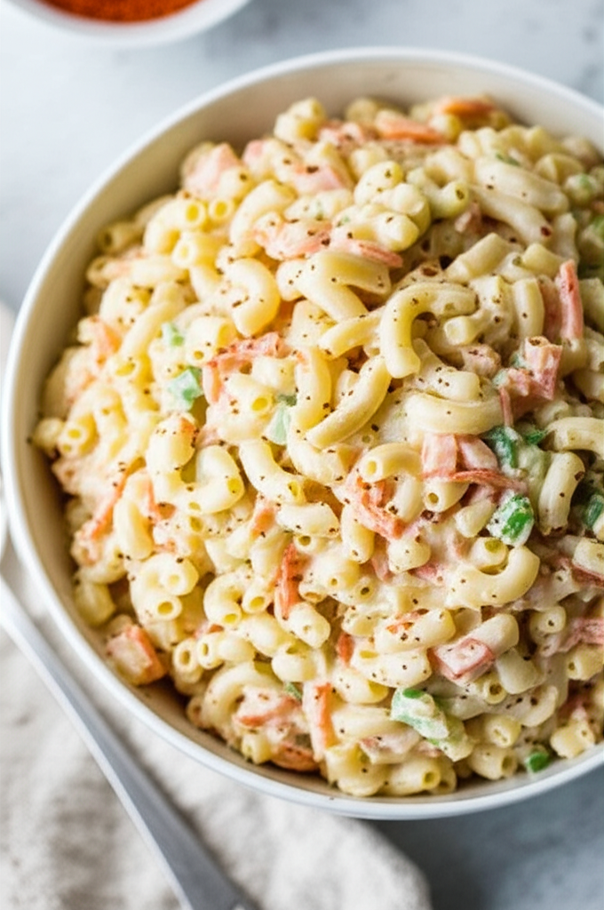 A Little Different Macaroni Salad image