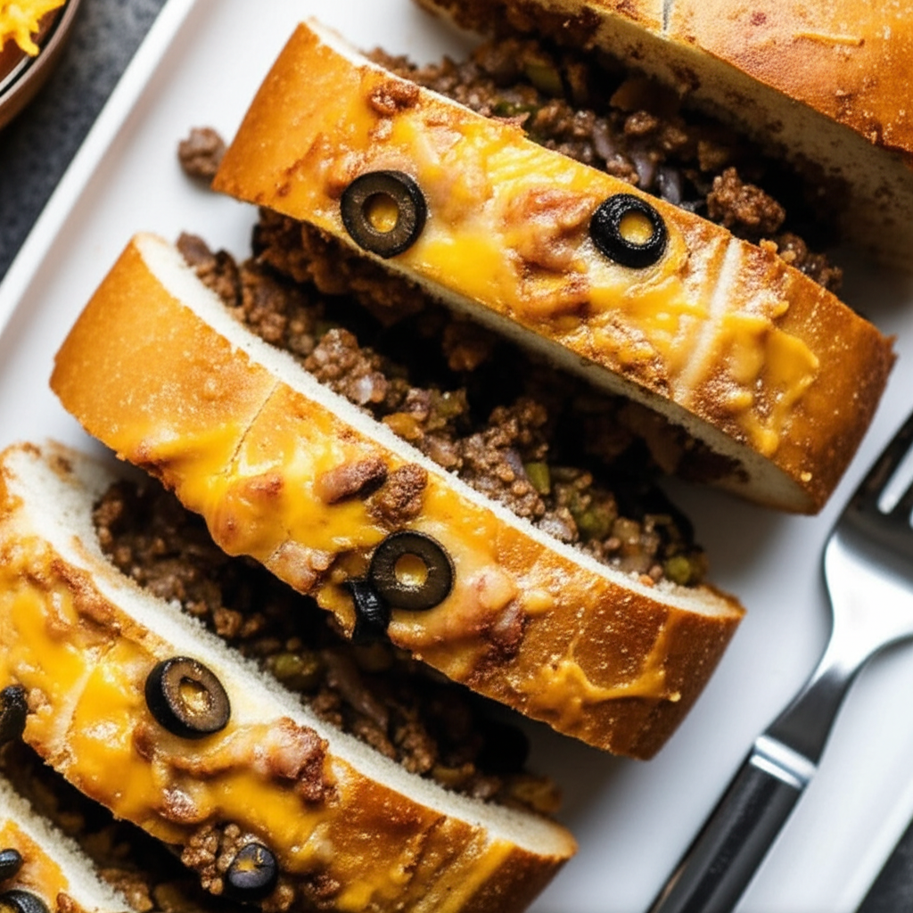 Beef N Cheese French Bread image