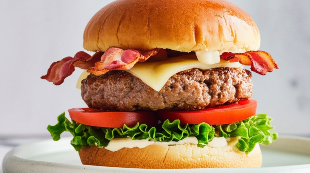 Beef N Pork Burgers image
