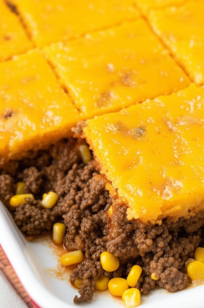 Beef Cornbread Casserole image