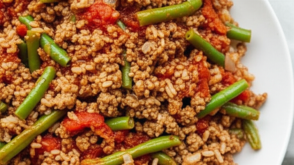 Beef And Rice Skillet image