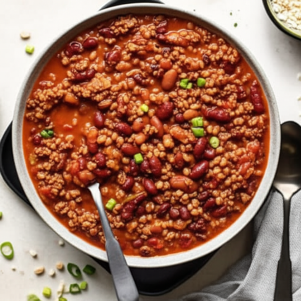 Beef And Barley Chili image