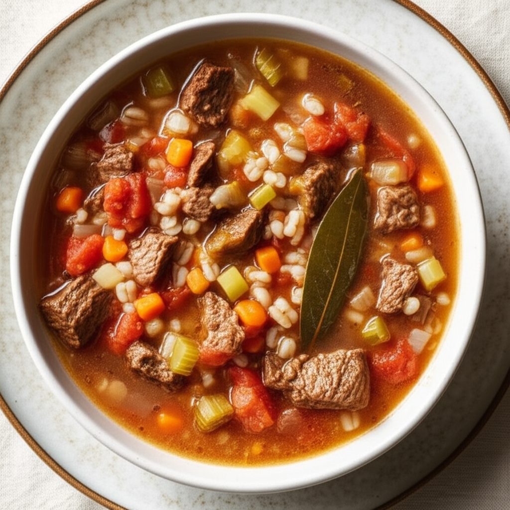 Beef And Barley Soup image