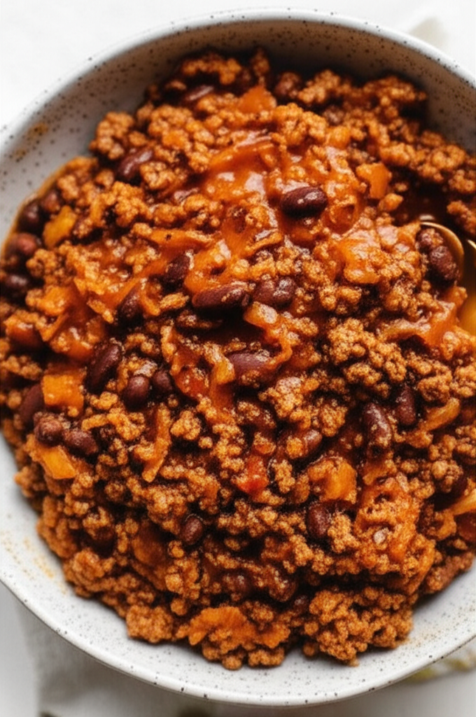Beef And Bean Burrito Filling image