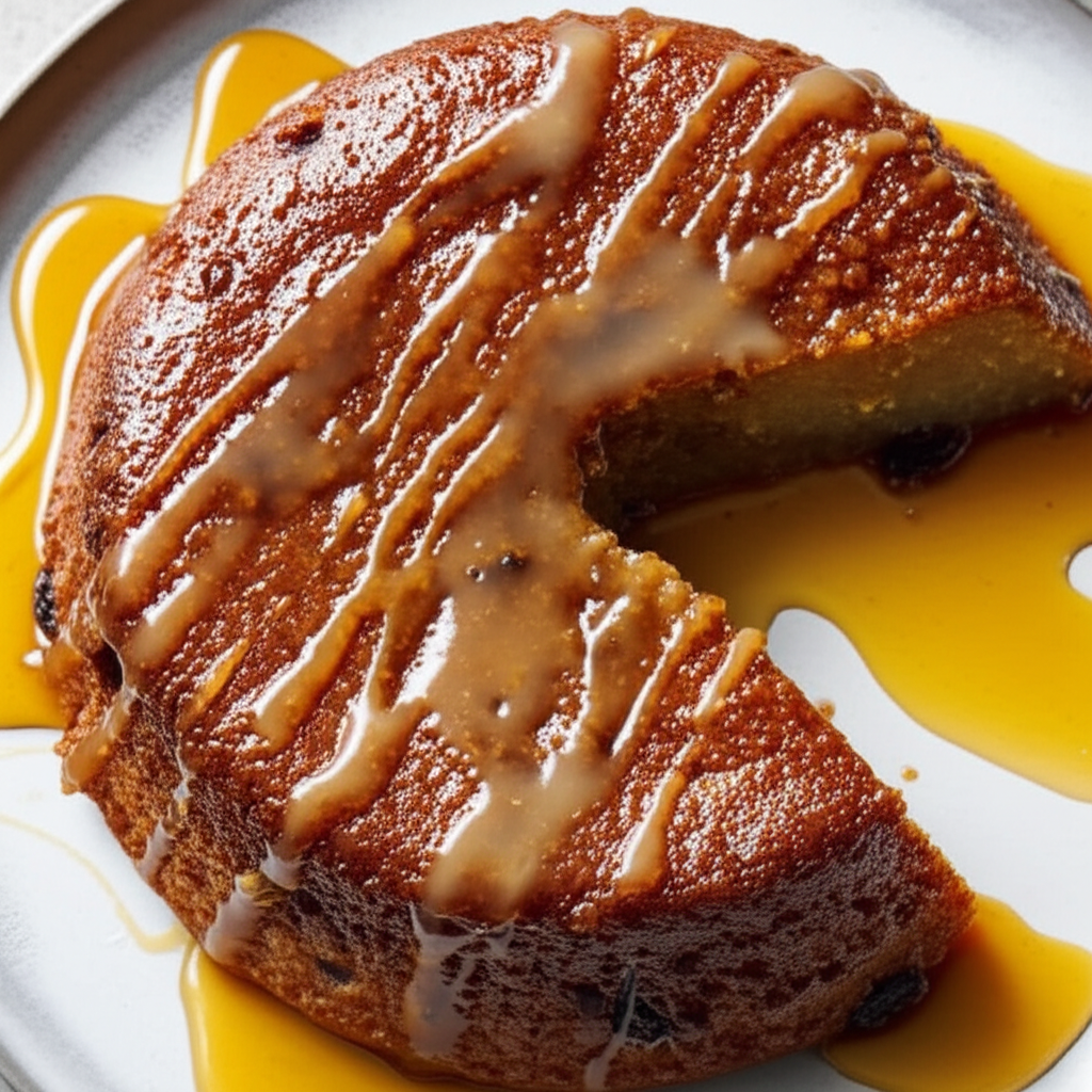 Steamed Syrup Pudding image