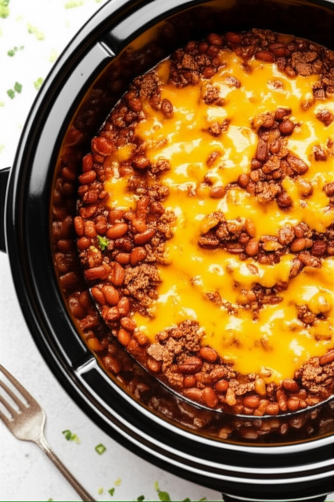 Beef And Beans Cowboy Crock Pot image