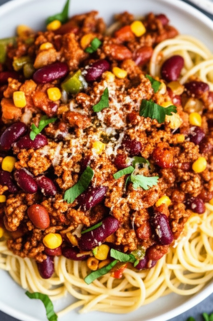 Beef And Beans Pasta image