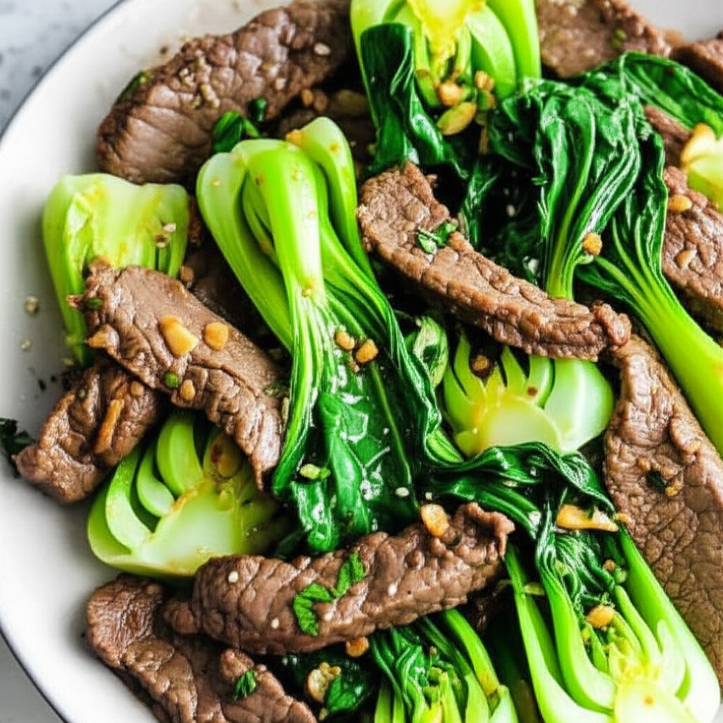 Beef And Bok Choy image