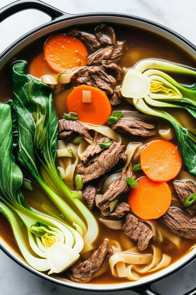 Beef And Bok Choy Hot Pot image