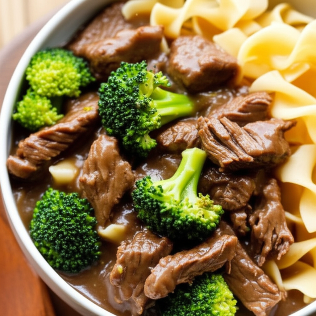 Beef And Broccoli Crock Pot image