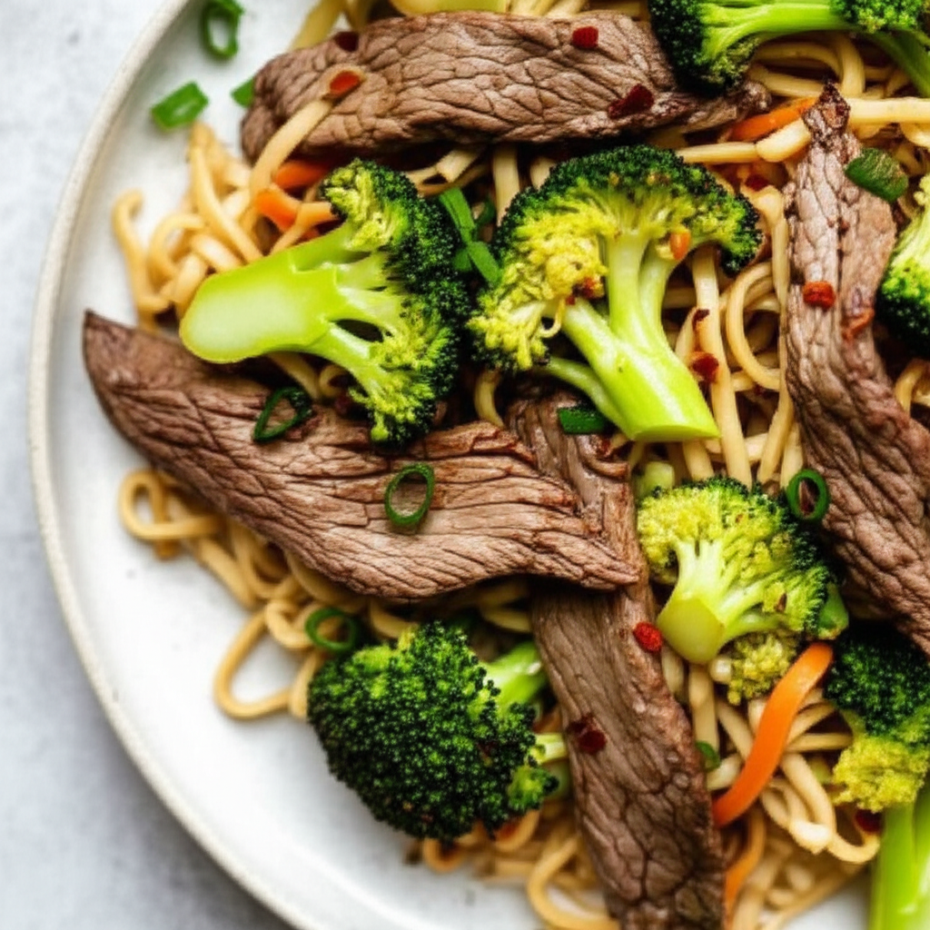 Beef And Broccoli Stir Fry Ramen image