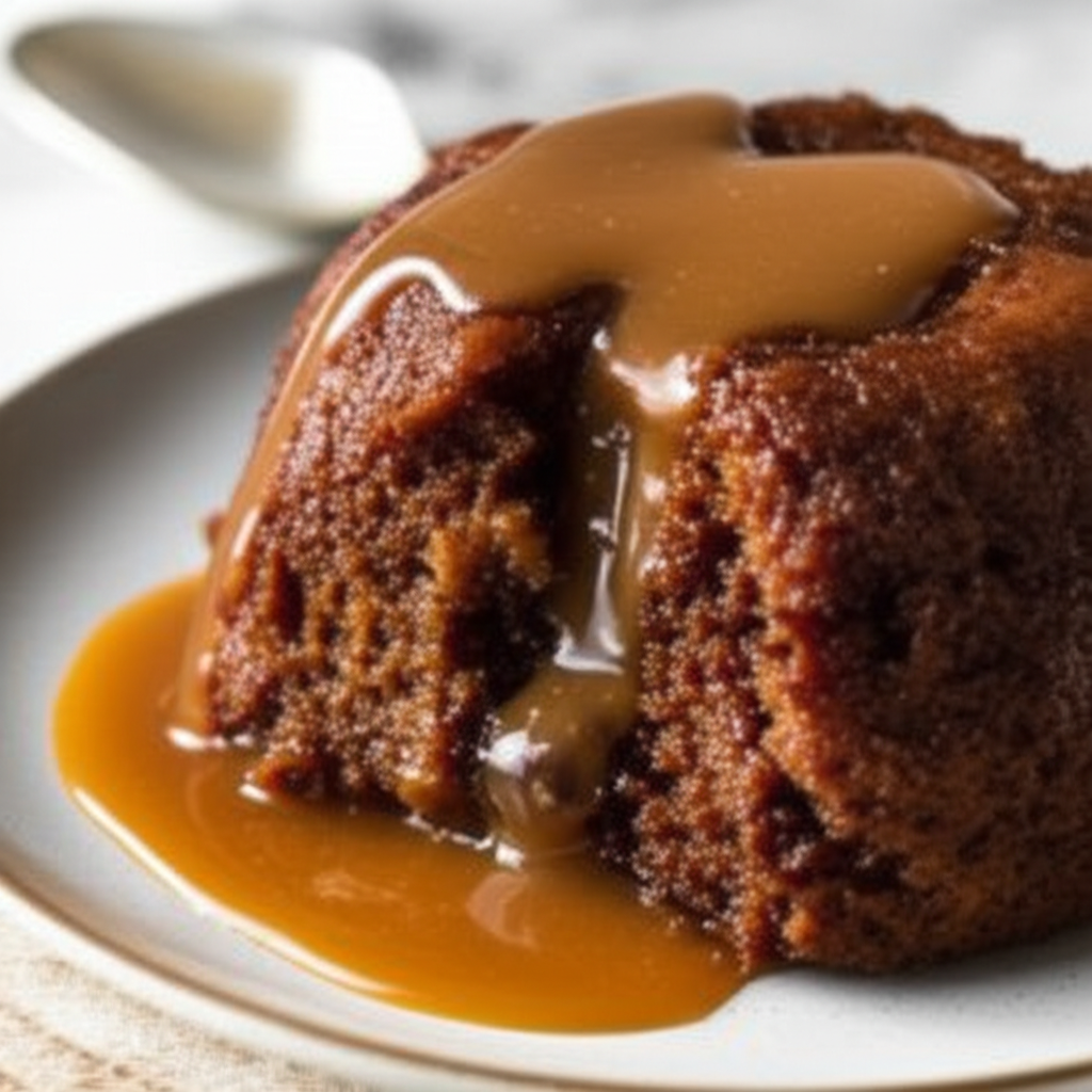 Sticky Toffee Pudding W Butterscotch Sauce image