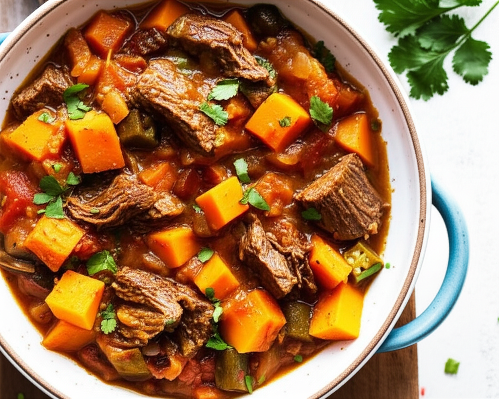 Beef And Butternut Tagine Crockpot Paleo image