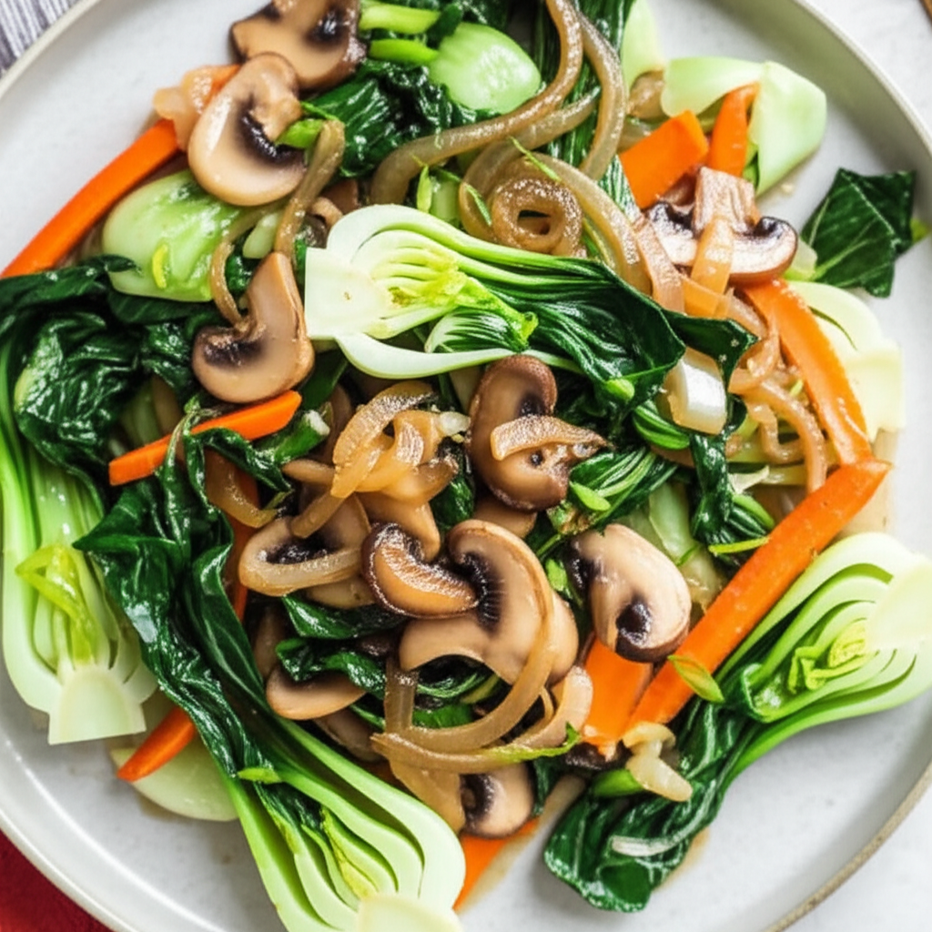 Stir Fried Braised Bok Choy image