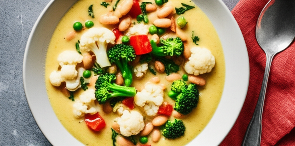 Cream Of Cauliflower Soup Vegan image