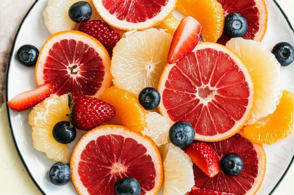 A Mainly Citrus Salad Dessert image
