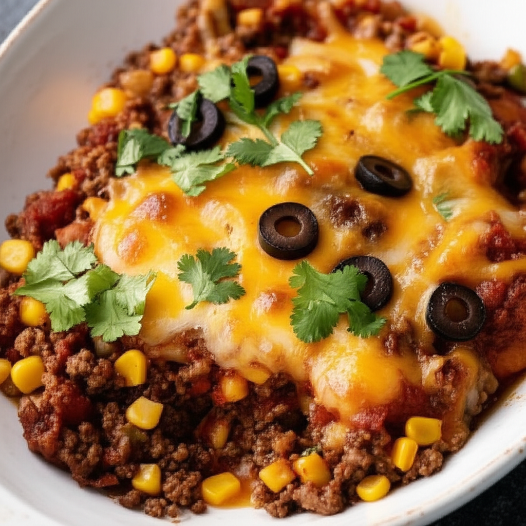 Beef And Cheese Tamale Pie image