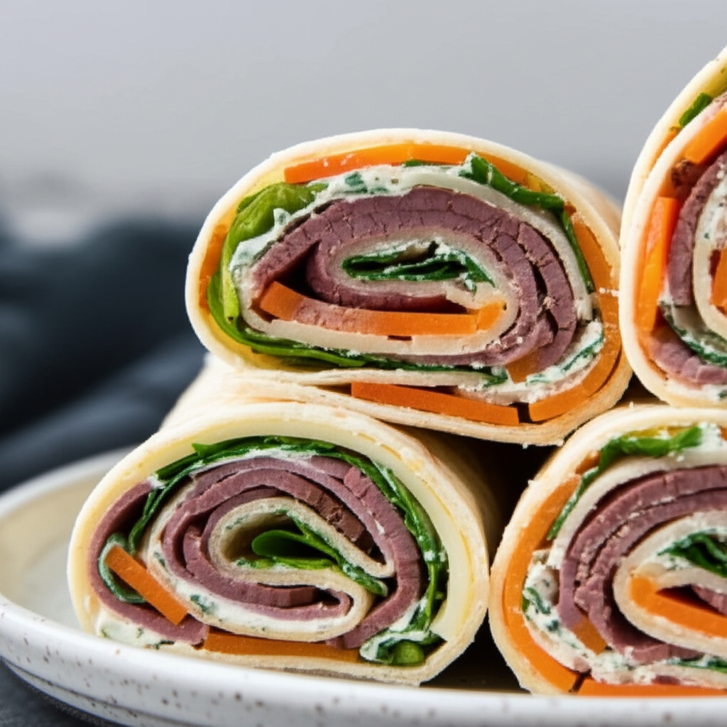 Beef And Cheese Wraps image