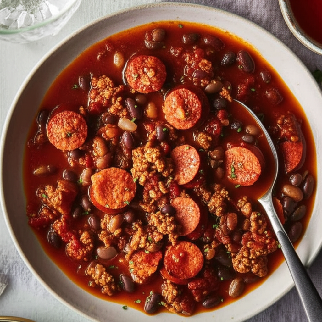 Beef And Chorizo Chili image
