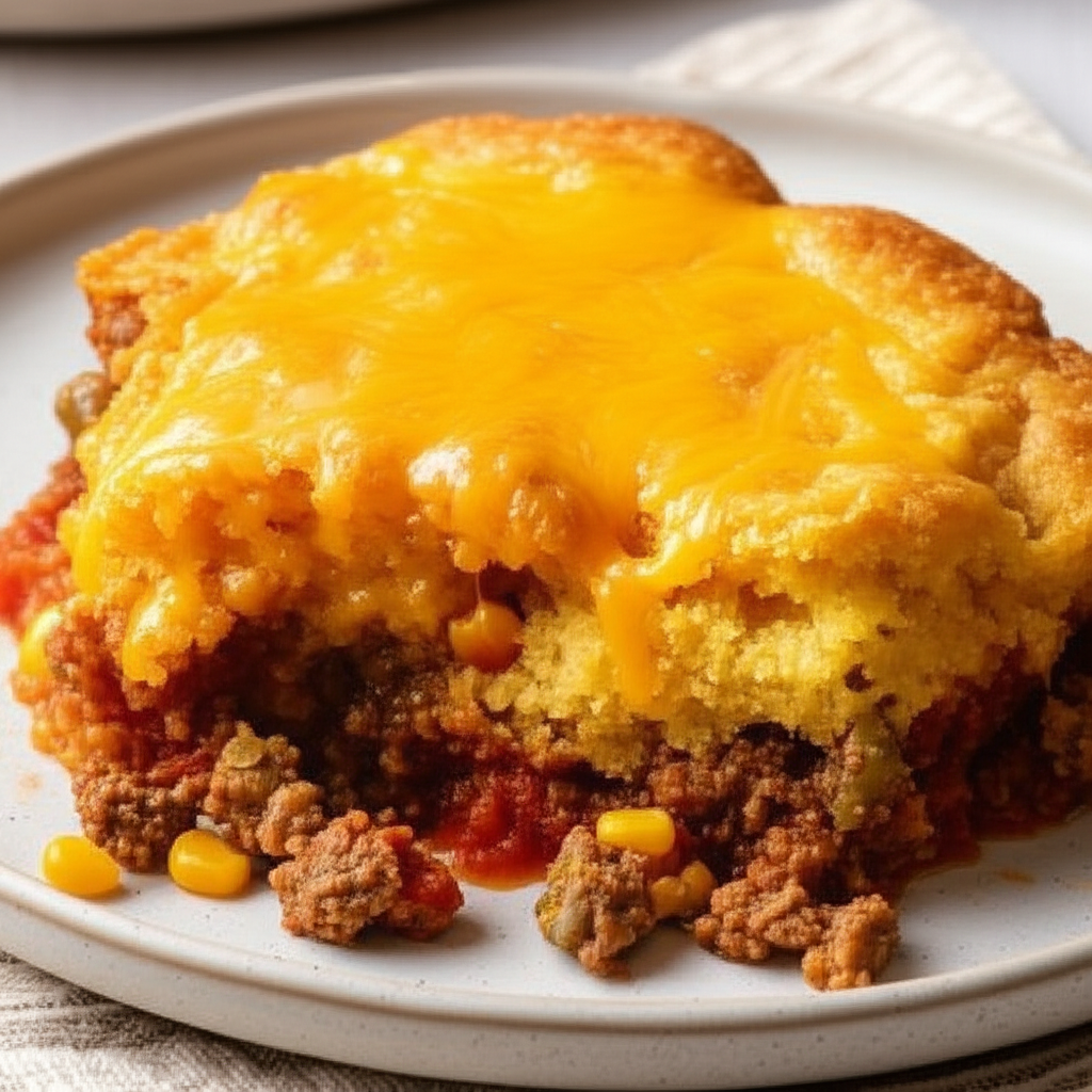 Beef And Cornbread Squares image