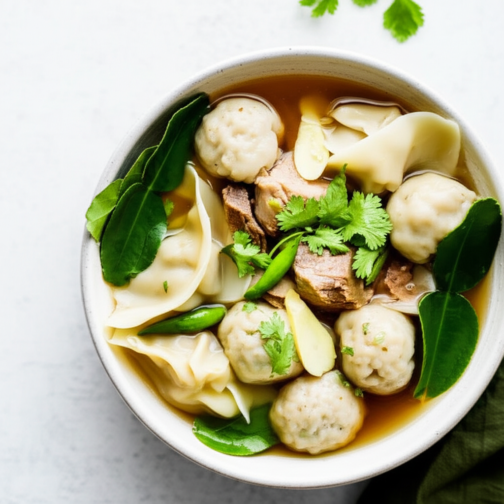 Beef And Dumpling Soup image