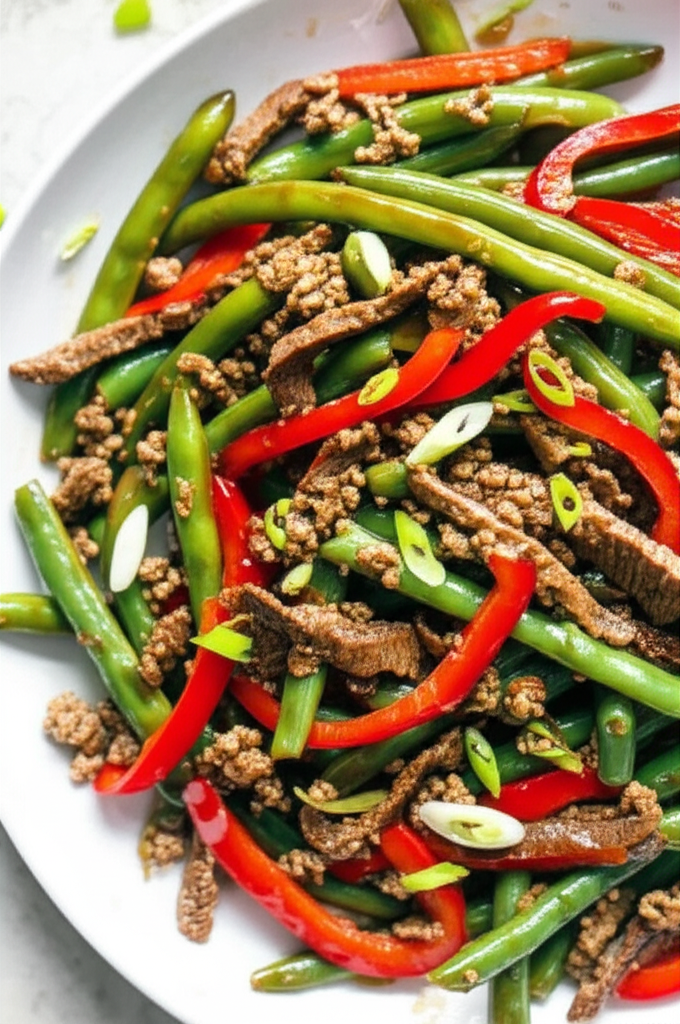 Beef And Green Bean Stir Fry image