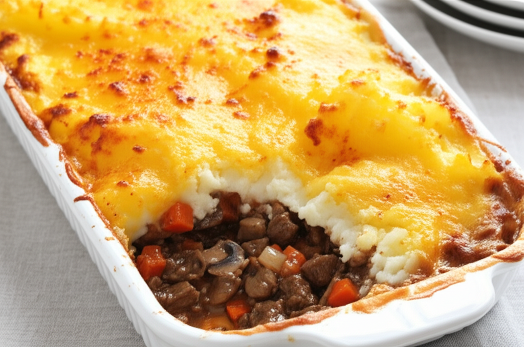 Beef And Mashed Potato Casserole image