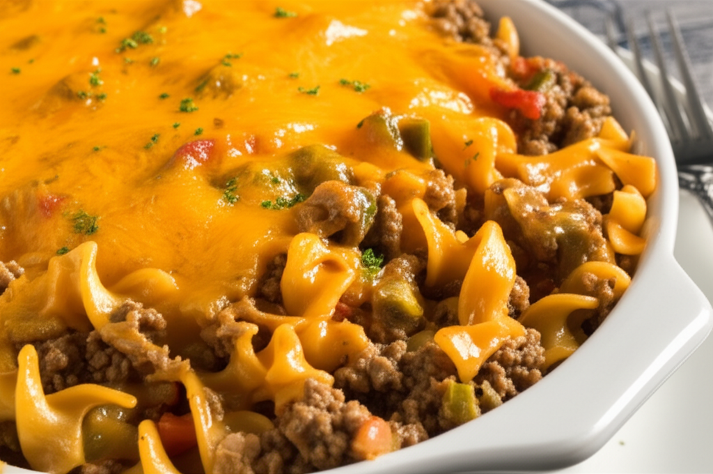 Beef And Noodle Casserole image