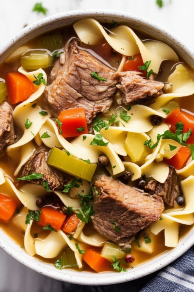 Beef And Noodle Soup image