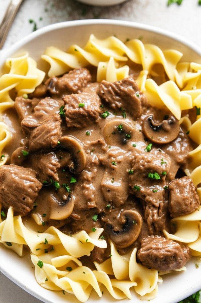 Beef And Noodles Crock Pot image