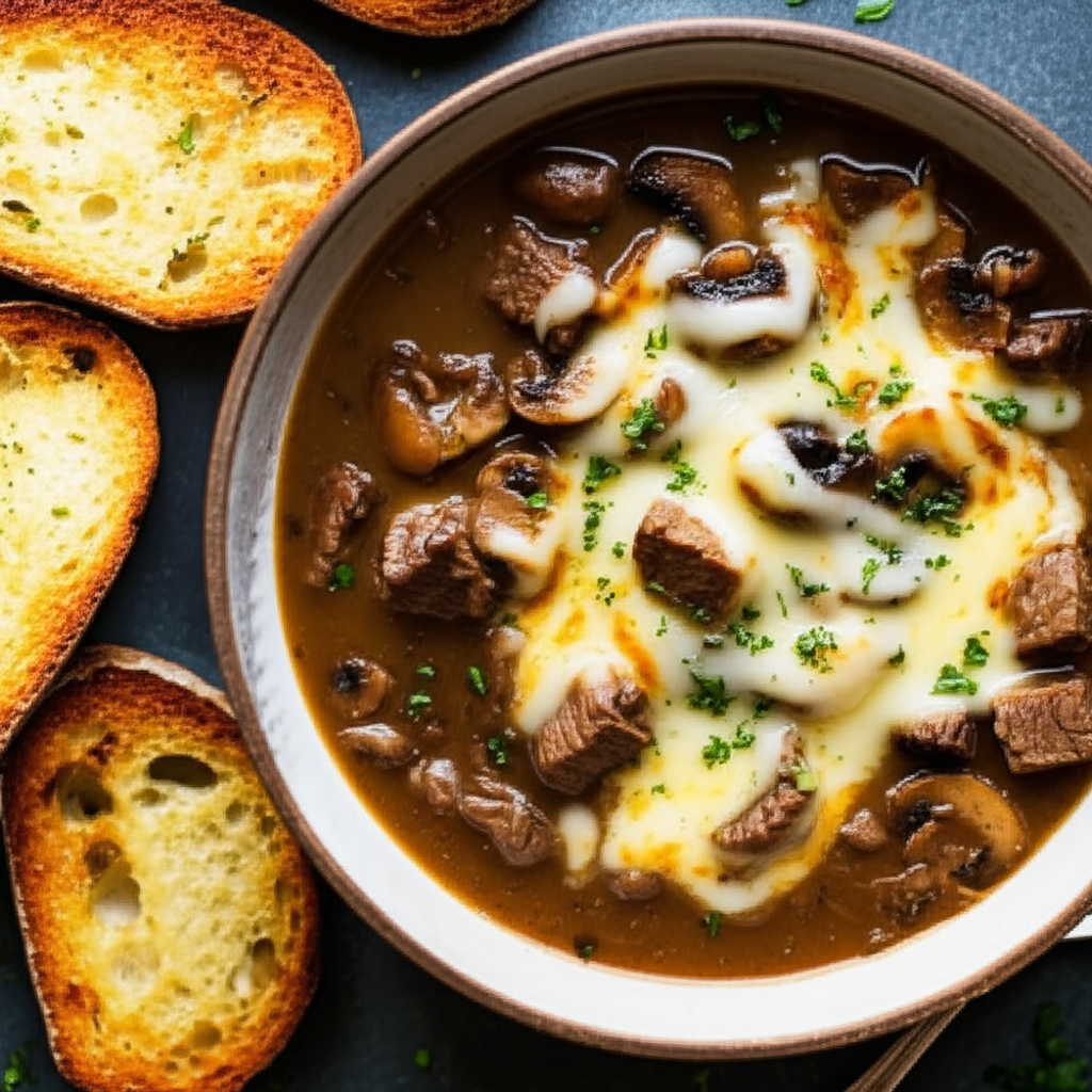 Beef And Onion Soup image