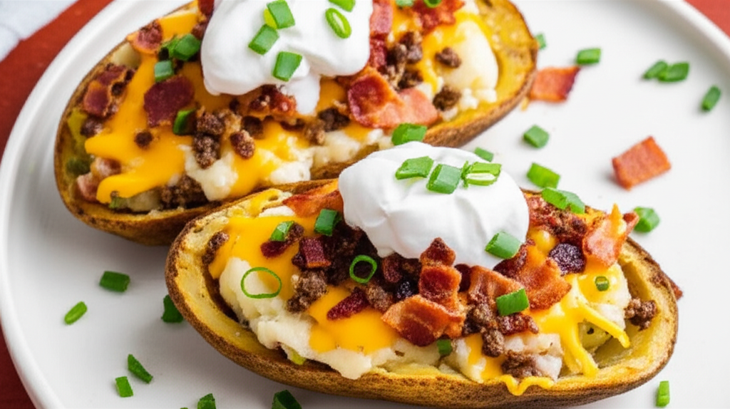 Beef And Potato Boats image