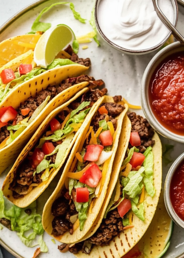 Beef And Potato Tacos image