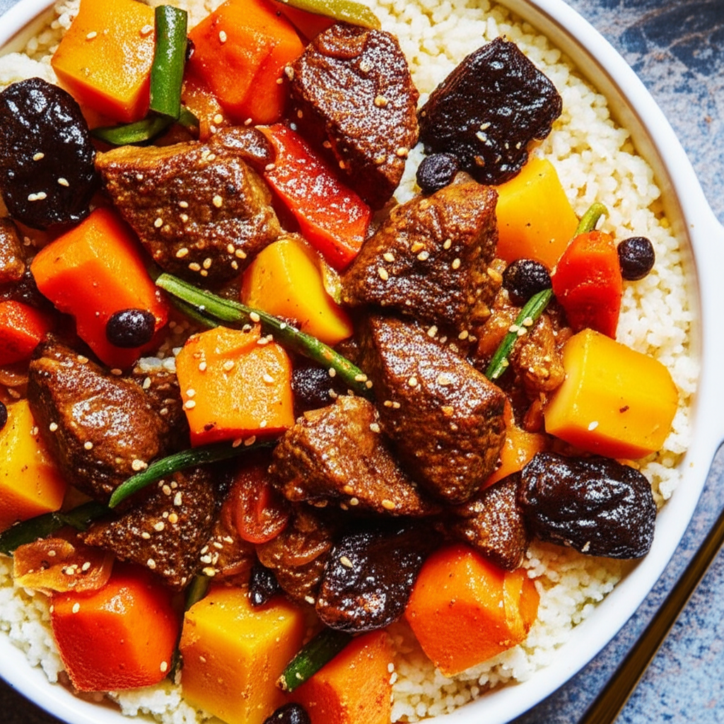Beef And Prunes A La Tajine Tagine image