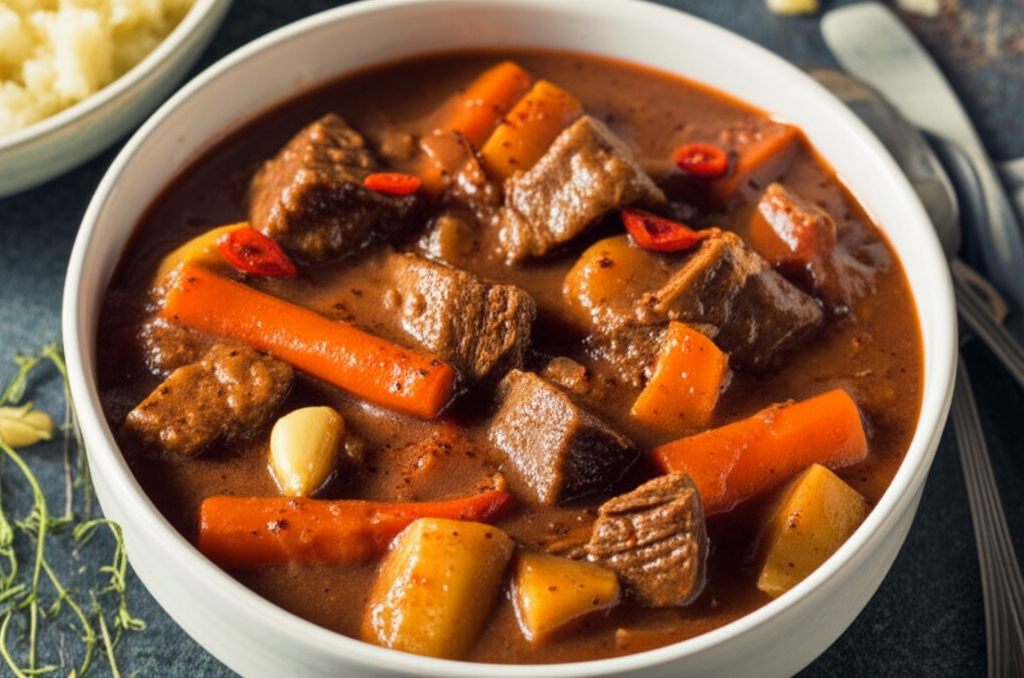 Beef And Red Wine Casserole image
