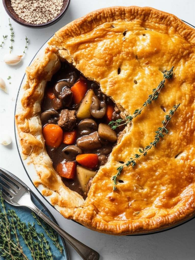 Beef And Stout Pie image
