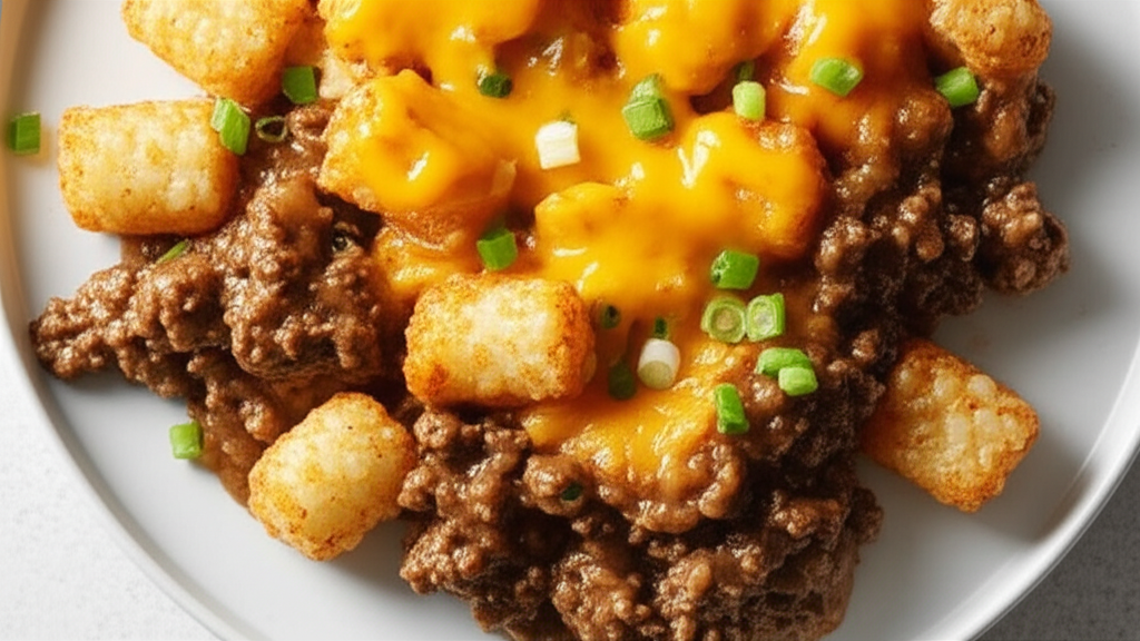 Beef And Tater Tot Casserole image