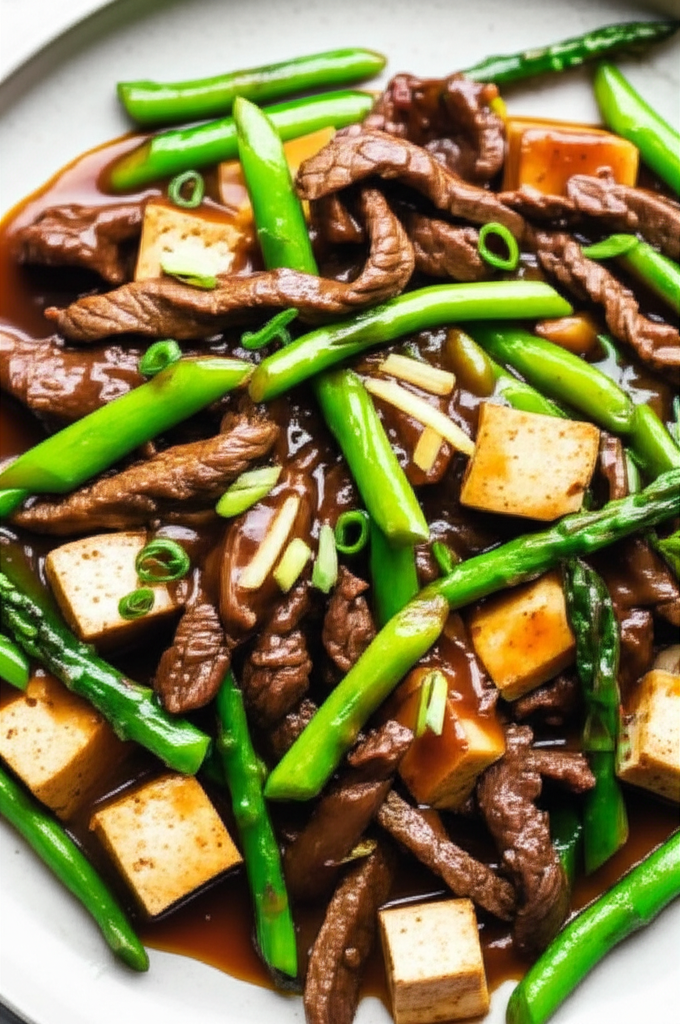 Beef And Tofu In Oyster Sauce image