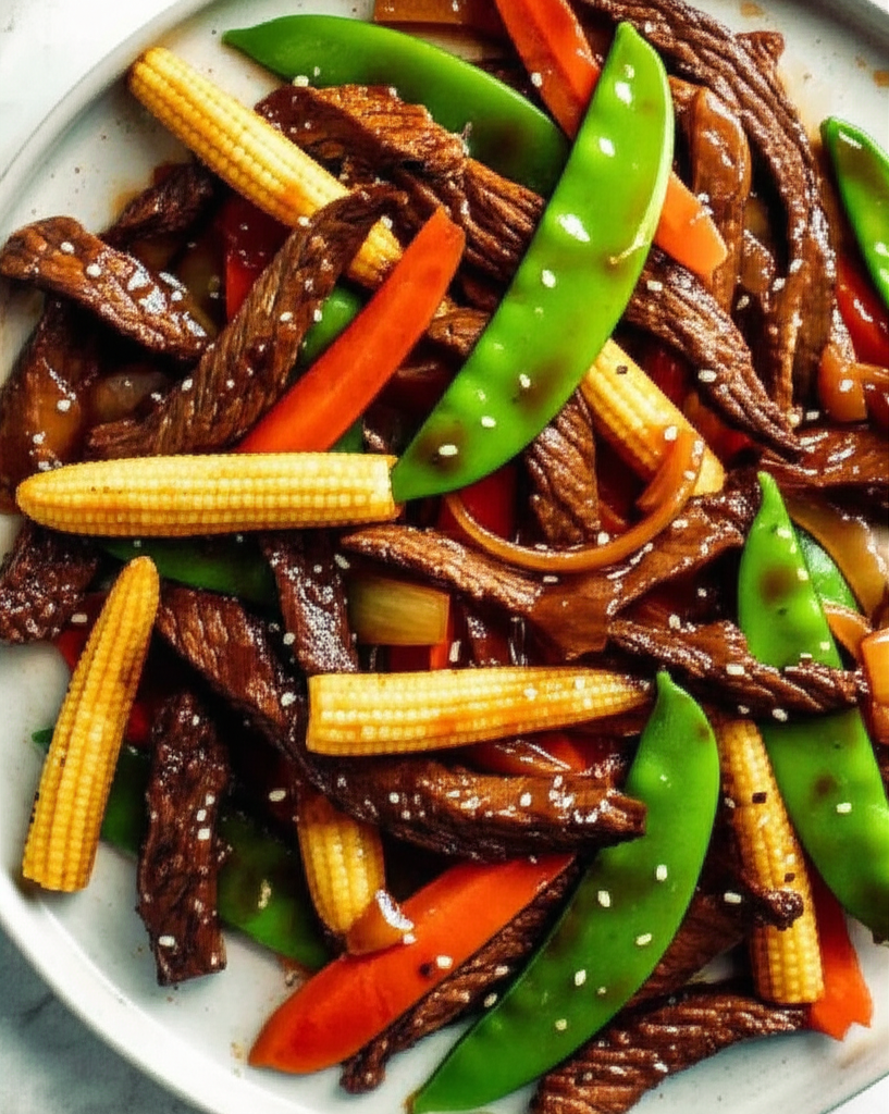 Beef And Veggie Five Spice Stir Fry image