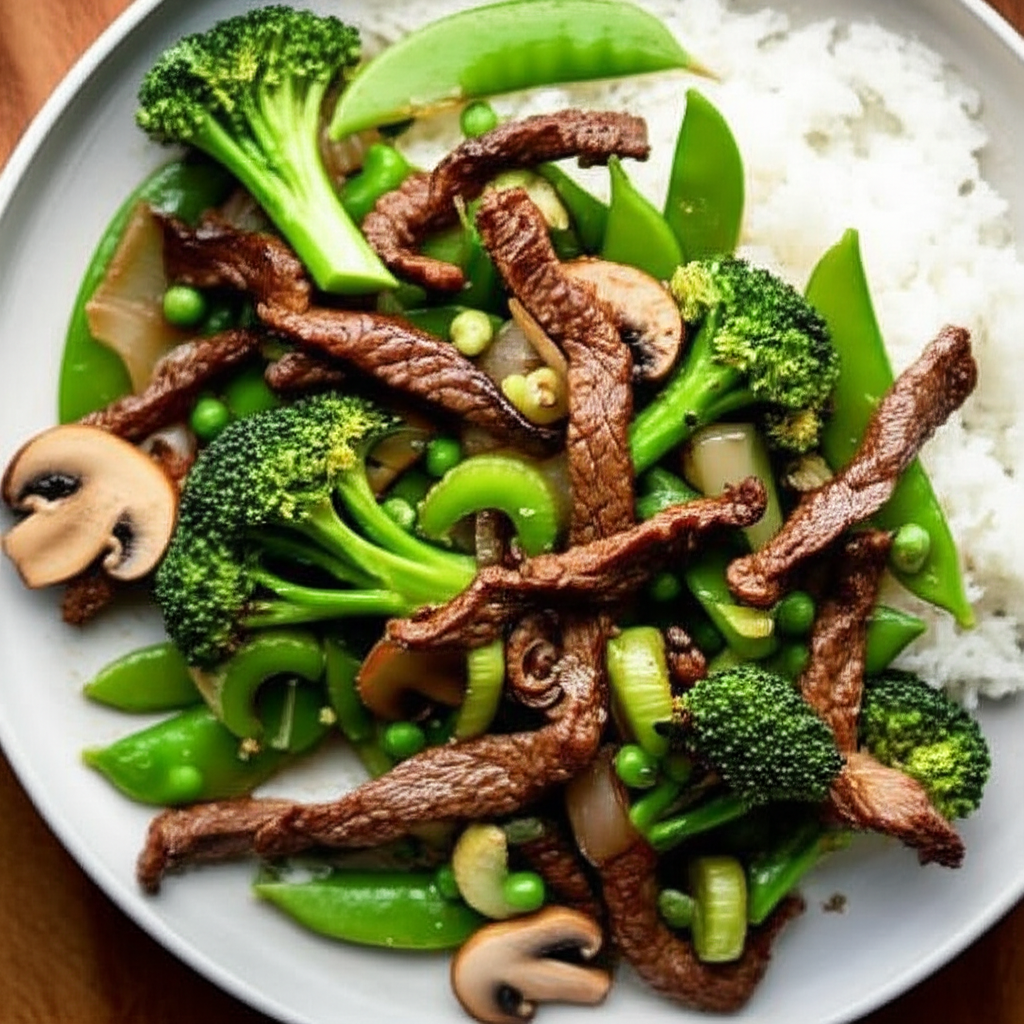 Beef And Veggies Stir Fry image