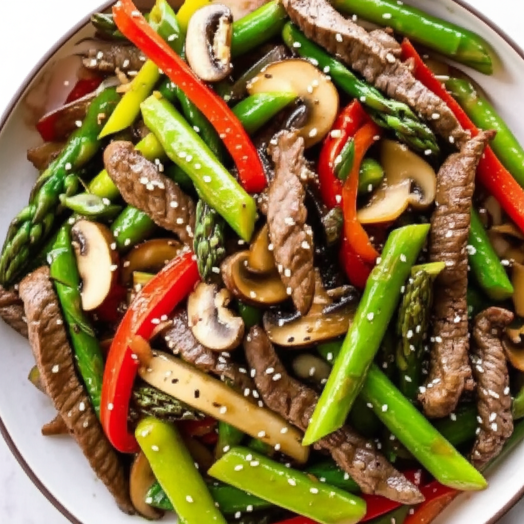 Beef Asparagus Stir Fry image