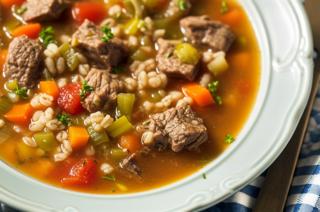 Beef Barley Soup 1965 image