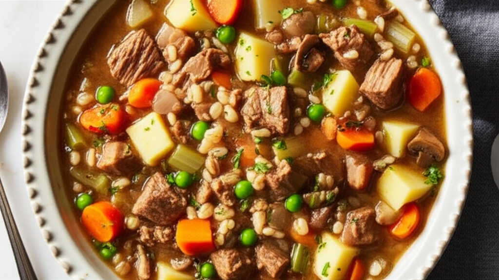 Beef Barley Stew Soup image