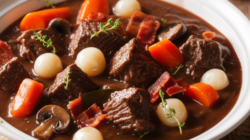 Beef Bourguignon Crock Pot image