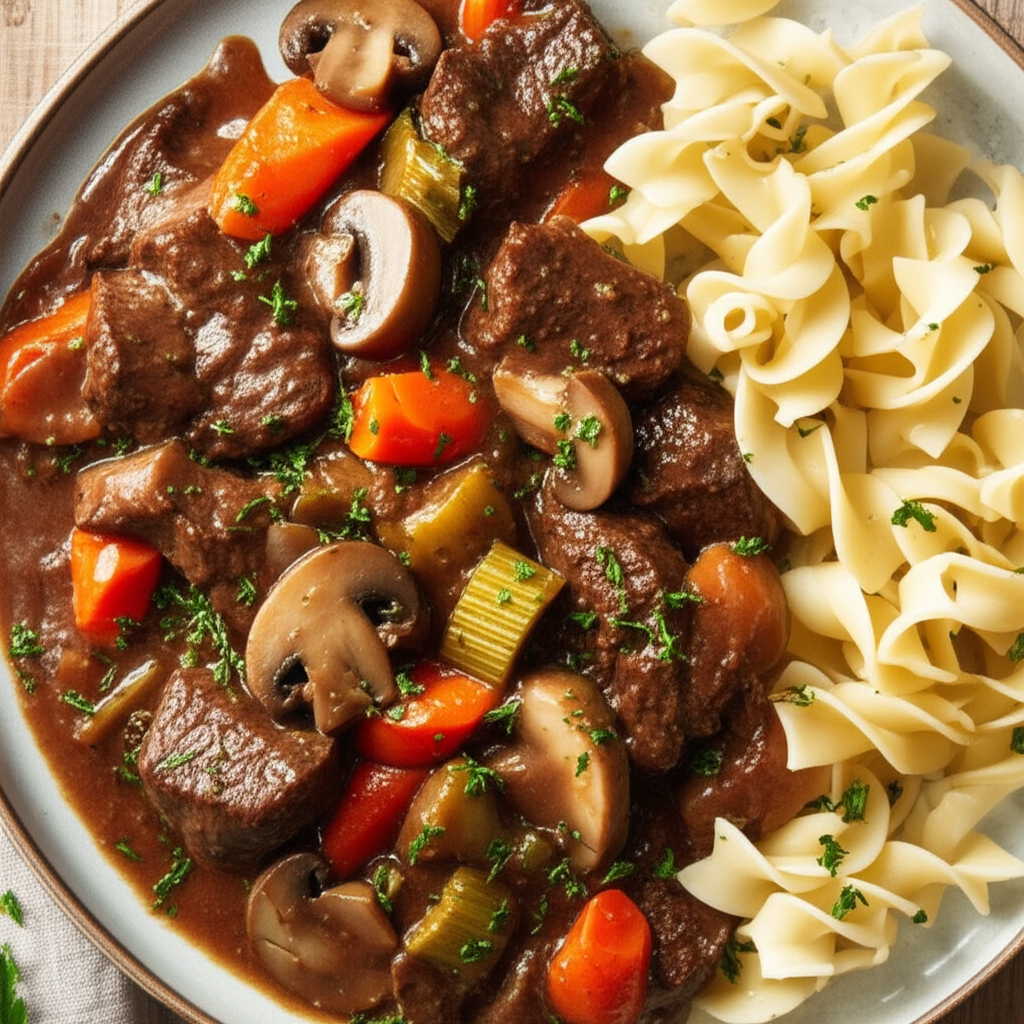 Beef Bourguignonne For A Crowd image